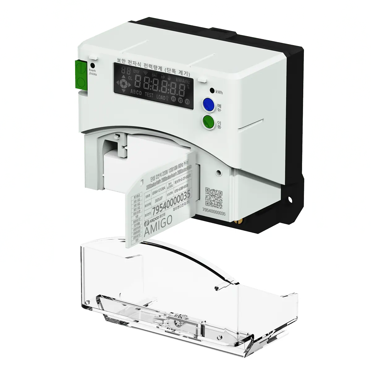 한전용 AMI 2.0 AMIGO 단상 단독 전력량계 (120A) jndelectronics